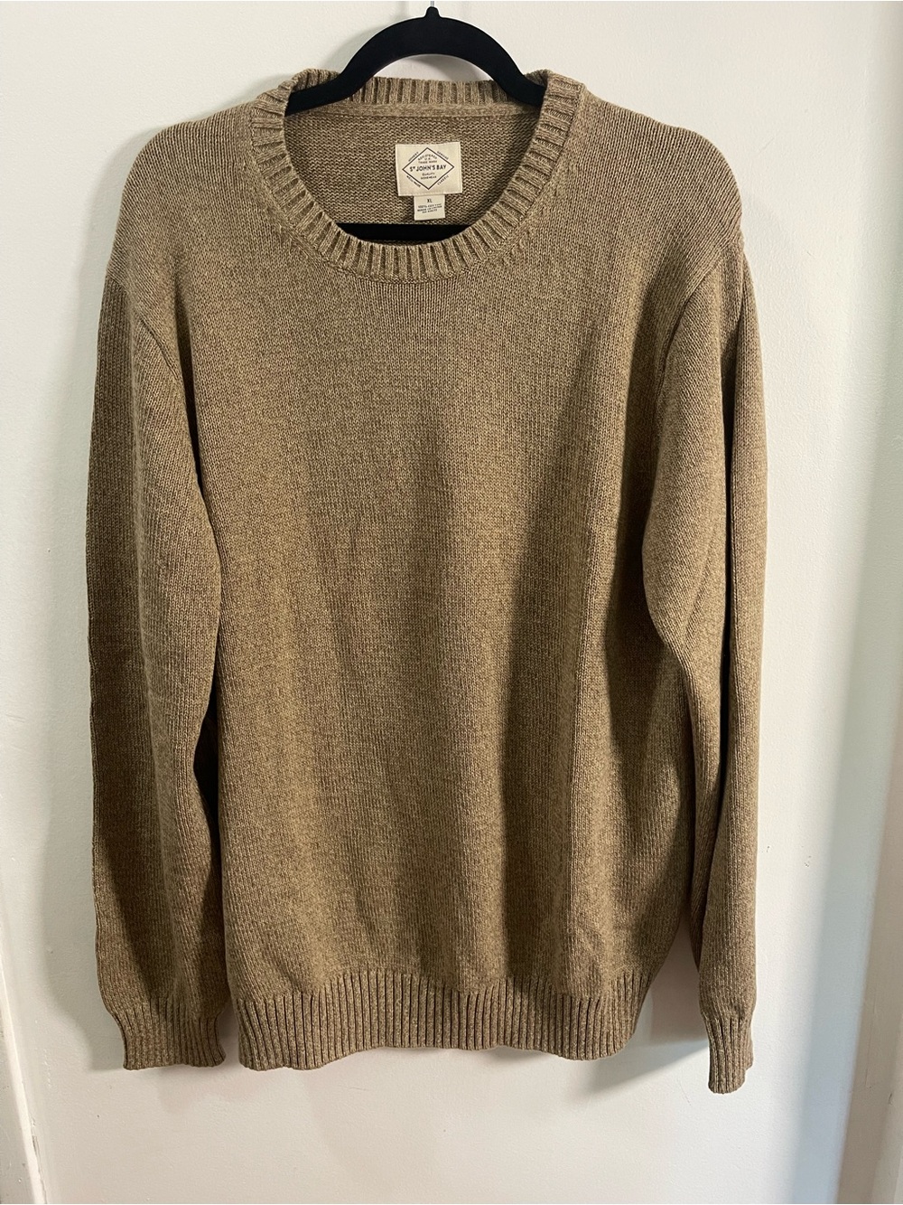 St John’s Bay Men’s Cotton Crewneck Sweater XL